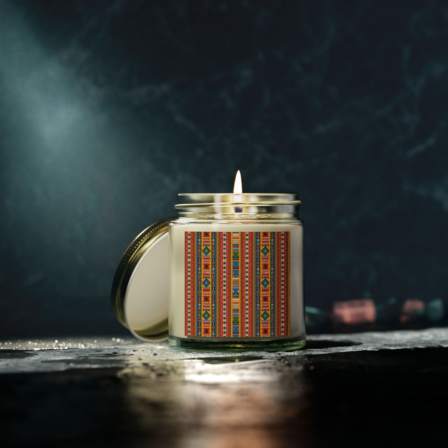 gh roots scented candle, coconut apricot wax (4oz, 9oz)