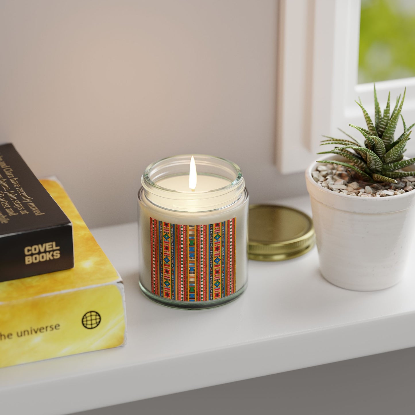 gh roots scented candle, coconut apricot wax (4oz, 9oz)