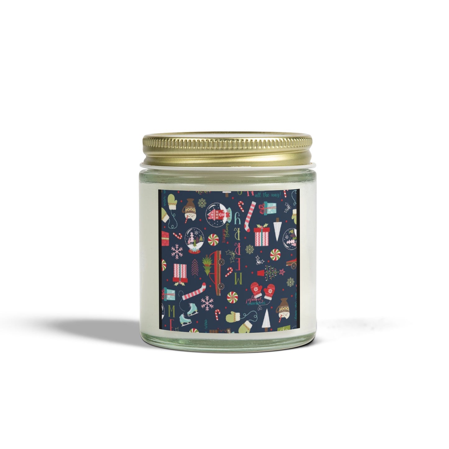 scented candles, coconut apricot wax (4oz, 9oz)
