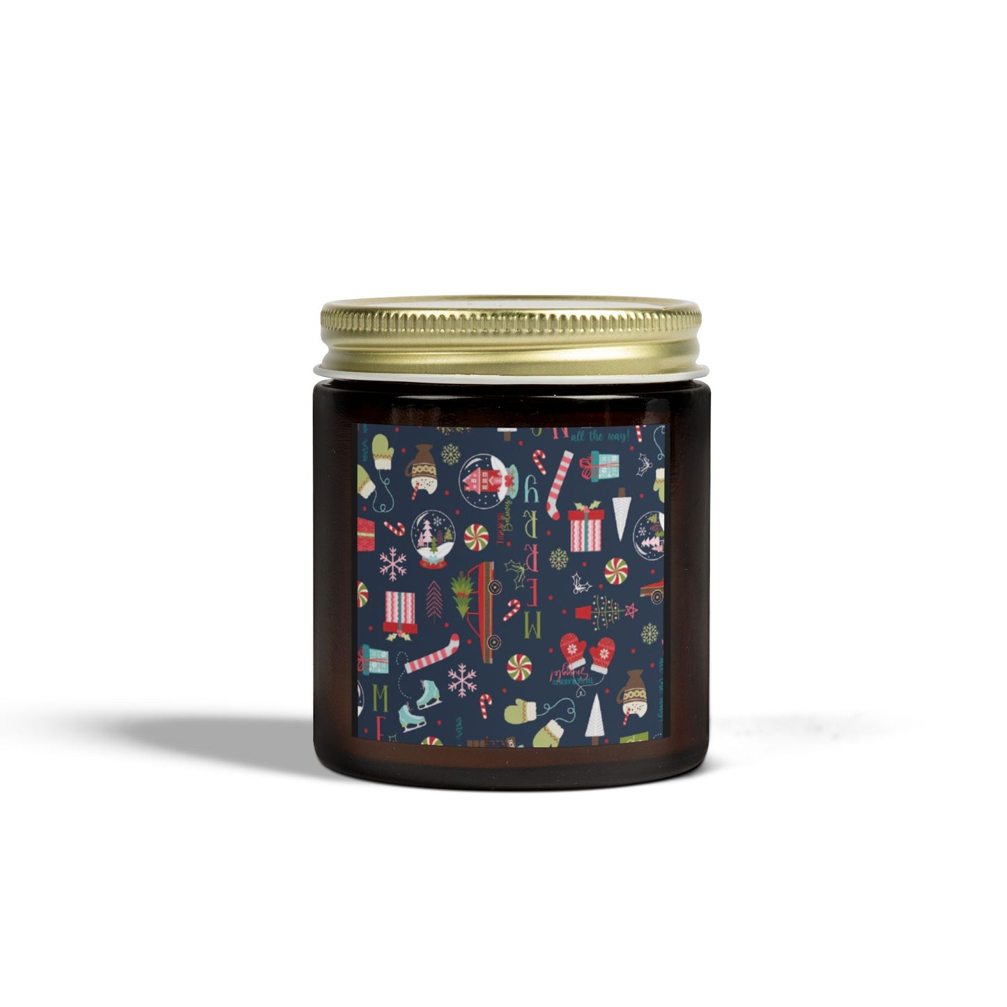 scented candles, coconut apricot wax (4oz, 9oz)